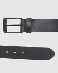 Levi's® New Duncan Leather Belt - Caviar