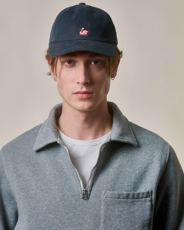 Merz B Schwanen Good Basics CAP01 Swan Logo Cap - Charcoal | Merz B Schwanen Hats | JEANSTORE