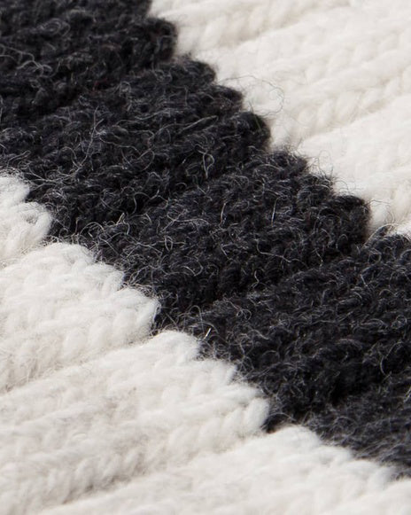 Merz B Schwanen Good Basics RW04 Recycled Wool Socks - Nature / Charcoal