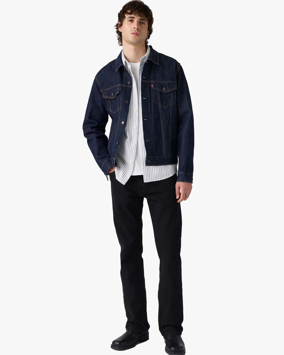 Levi's® 505 Regular Fit Selvedge Mens Jeans - Ravens Rigid