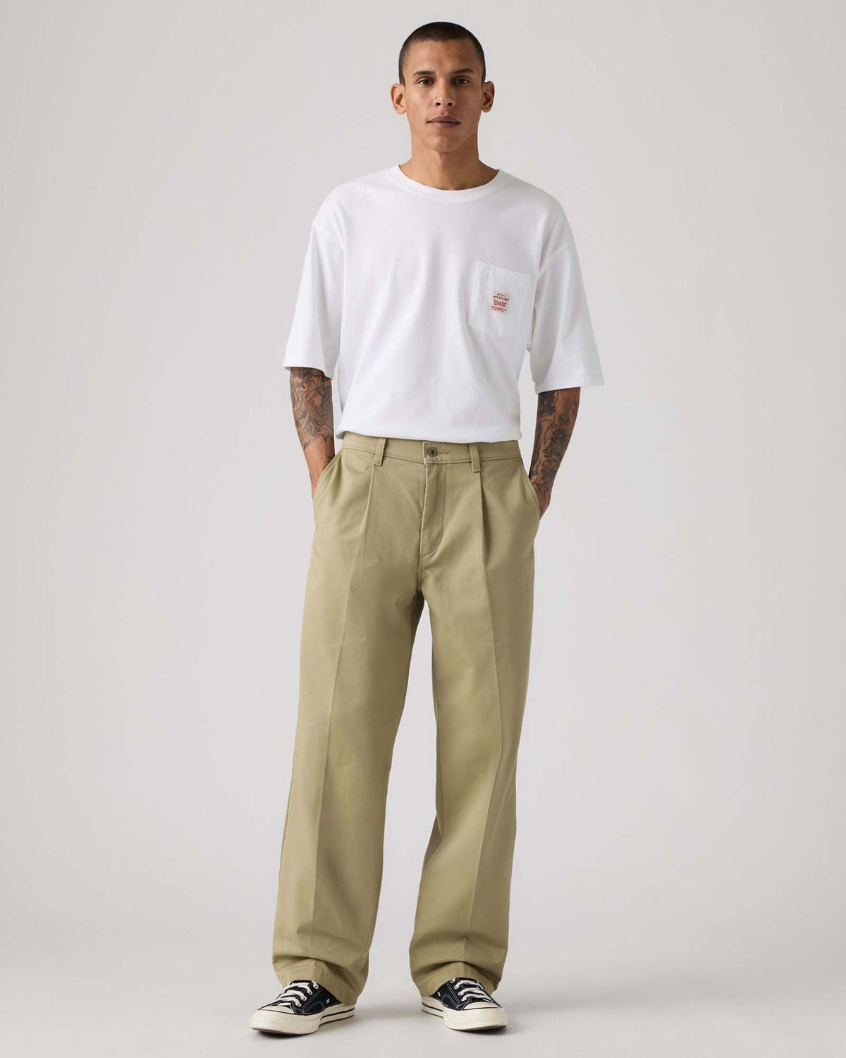 Levi's® Loose Pleated Work Mens Chino - Tree House Tan | Levi's® Chinos & Trousers | Jeanstore