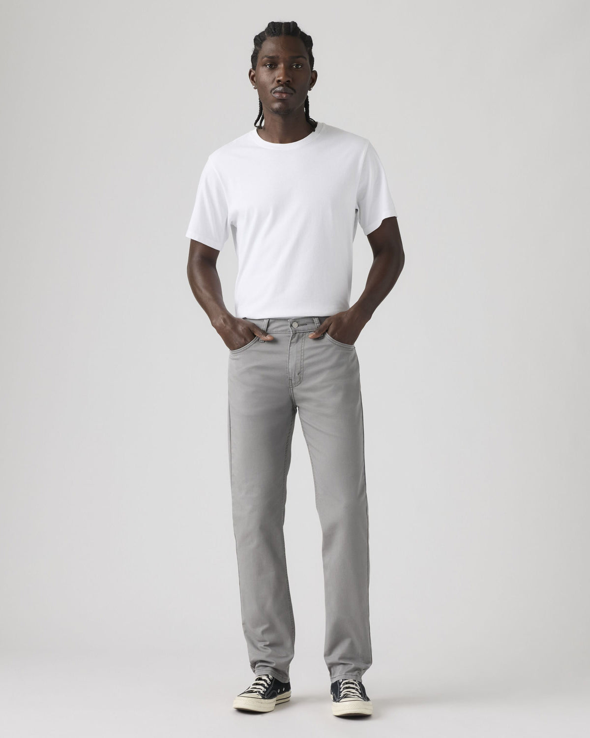 Levi's® 511 Slim Fit Mens Trousers - Steel Grey Twill | Levi's® Chinos & Trousers | JEANSTORE