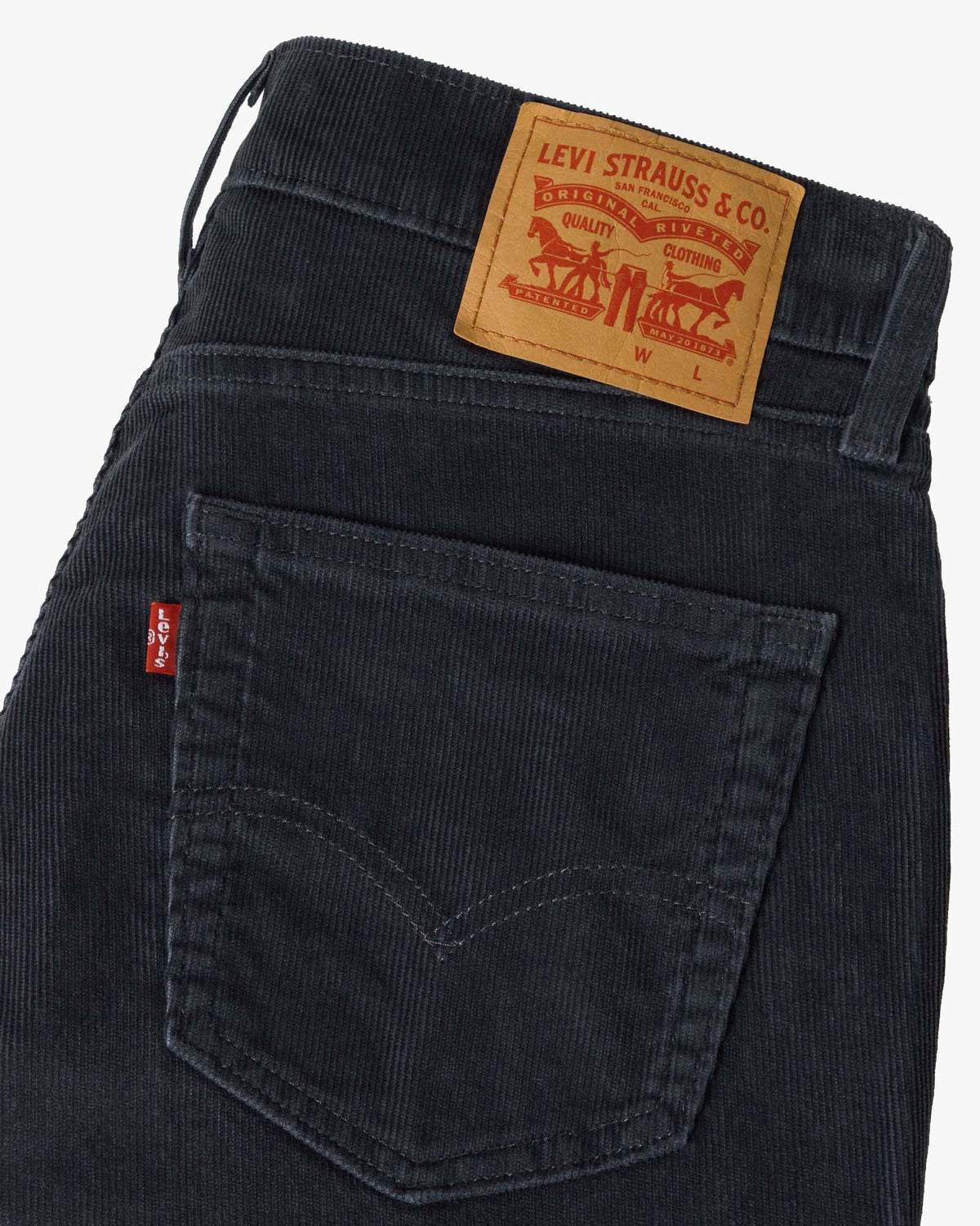 Levi's® 511 Slim Fit Mens Cords - Ebony