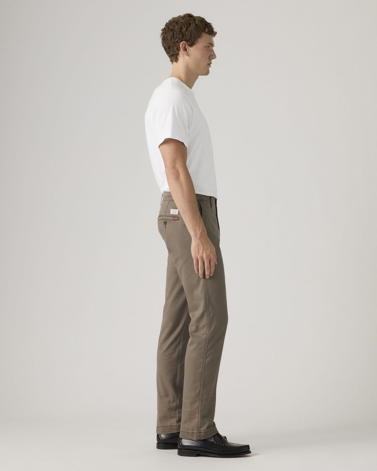 Levi's® XX Chino Standard II Regular Tapered Mens Chinos - Maitake Brown Linen Blend | Levi's® Chinos & Trousers | JEANSTORE