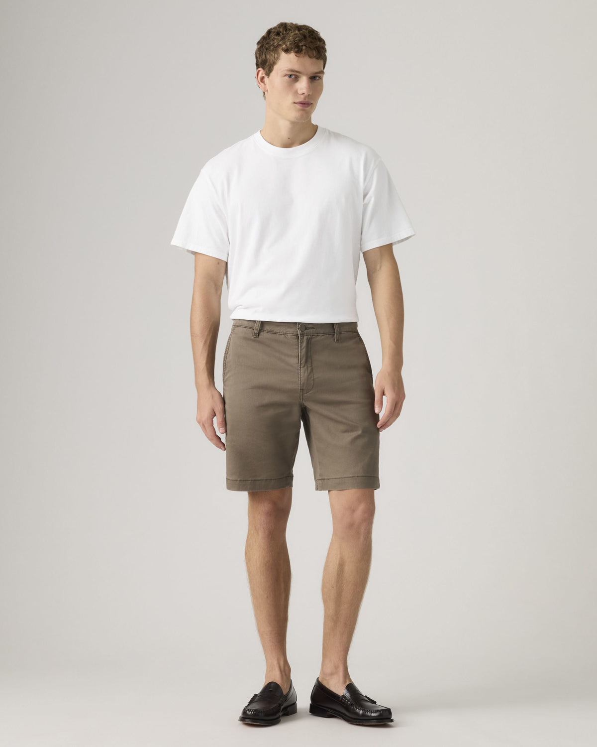 Levi's® XX Chino Shorts II - Maitake Brown Linen Blend | Levi's® Shorts | JEANSTORE
