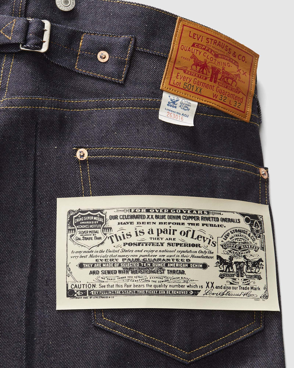 Levi's® Vintage Clothing 1933 501 Selvedge Jeans - 1933 Rigid