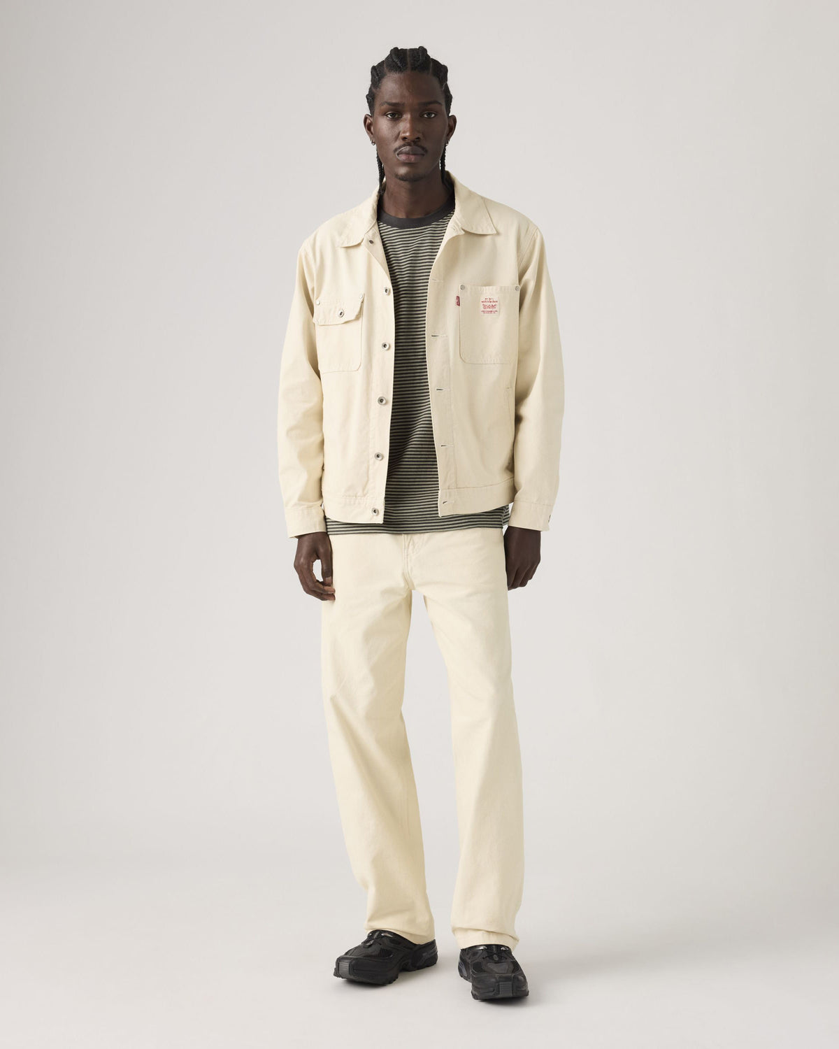 Levi's® Workwear 568 Loose Straight Carpenter Pants - Undyed Ecru Greige | Levi's® Chinos & Trousers | JEANSTORE
