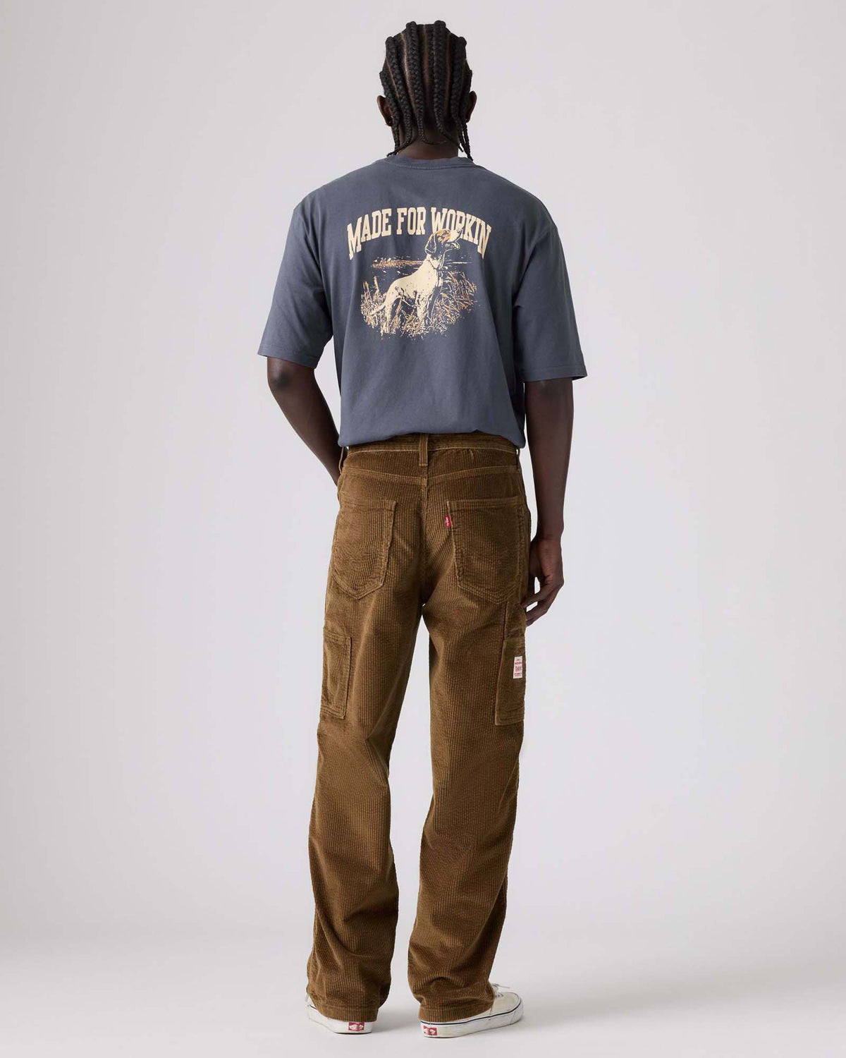 Levi's® Workwear 568 Loose Straight Corduroy Carpenter Pants - Desert Palm