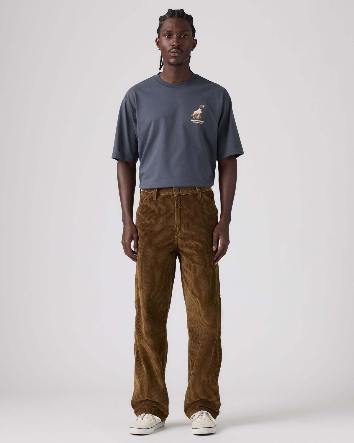 Levi's® Workwear 568 Loose Straight Corduroy Carpenter Pants - Desert Palm