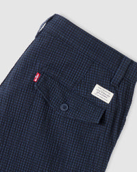 Levi's® XX Chino Authentic Relaxed Shorts II - Cadiz Plaid Navy Seersucker | Levi's® Shorts | JEANSTORE