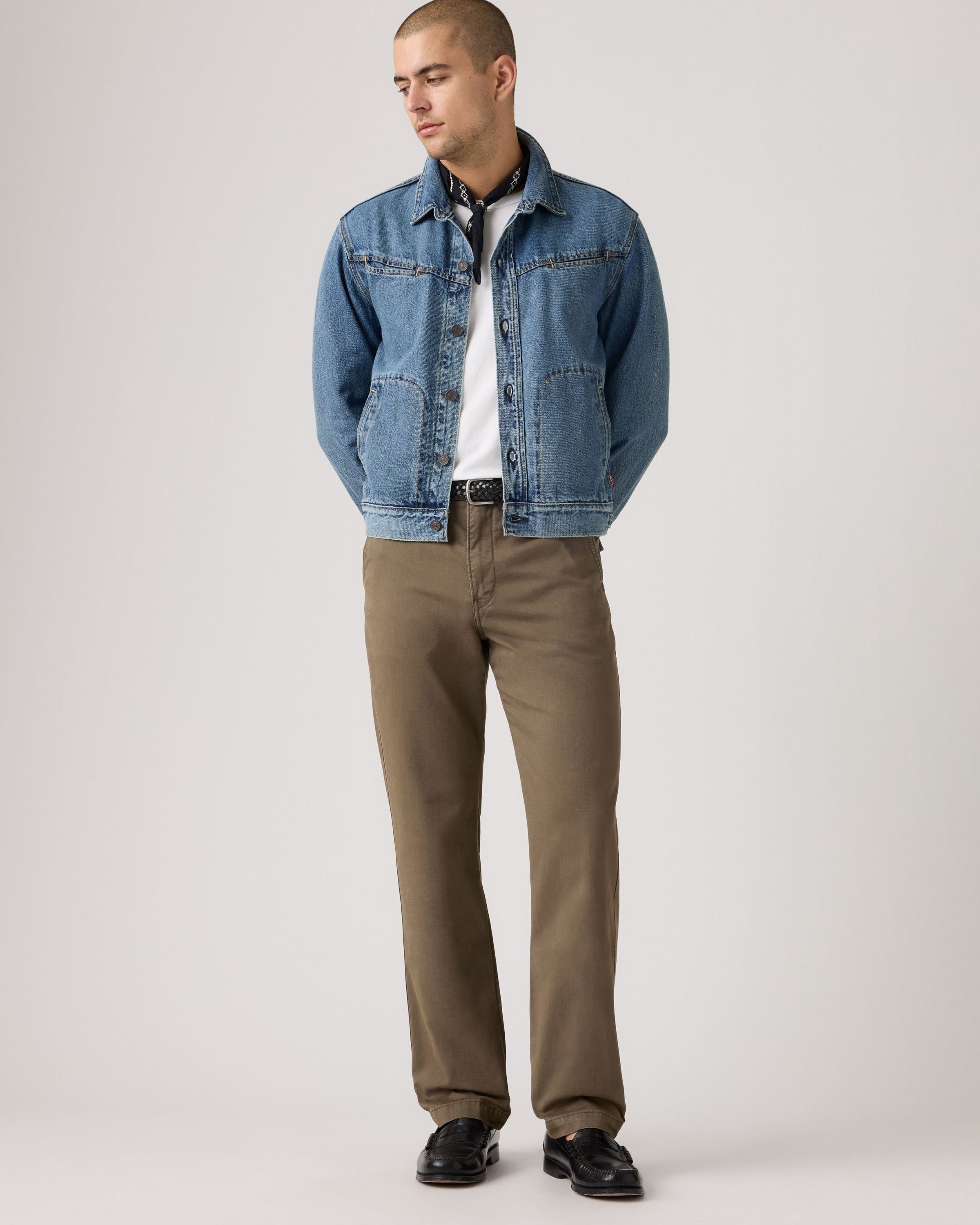 Levi's® XX Chino Authentic Relaxed Mens Chinos - Maitake Brown Wash GD