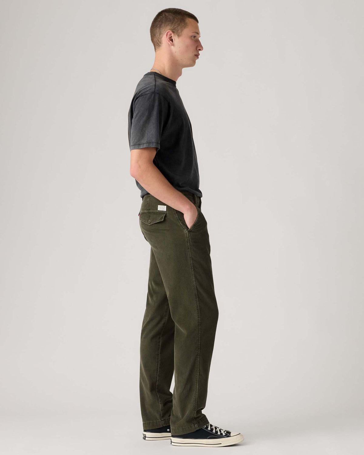 Levi's® XX Chino Authentic Relaxed Straight Mens Cords - Komodo Green