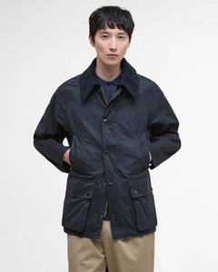 Barbour Heritage Peached Oversized Bedale Casual Jacket - Classic Navy