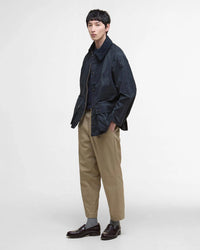 Barbour Heritage Peached Oversized Bedale Casual Jacket - Classic Navy | Barbour Jackets & Coats | JEANSTORE