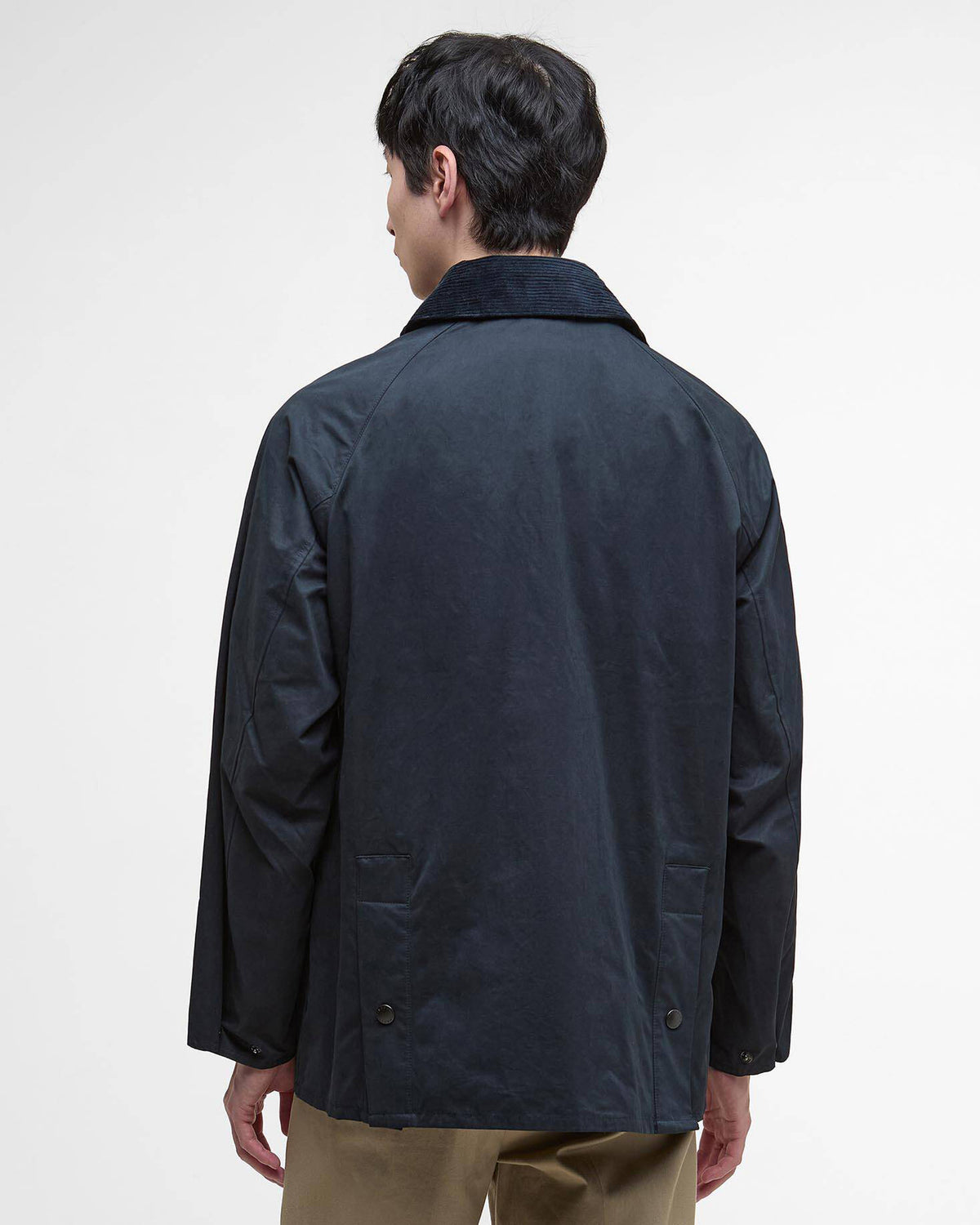Barbour Heritage Peached Oversized Bedale Casual Jacket - Classic Navy | Barbour Jackets & Coats | JEANSTORE