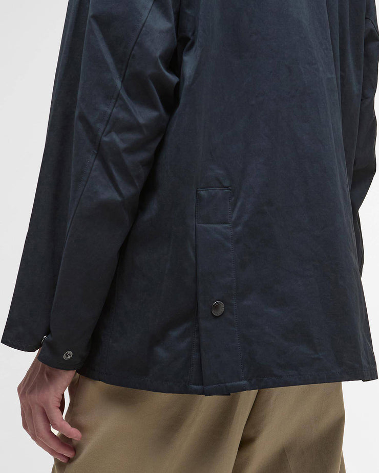 Barbour Heritage Peached Oversized Bedale Casual Jacket - Classic Navy