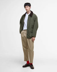 Barbour Heritage Peached Oversized Bedale Casual Jacket - Sage | Barbour Jackets & Coats | JEANSTORE