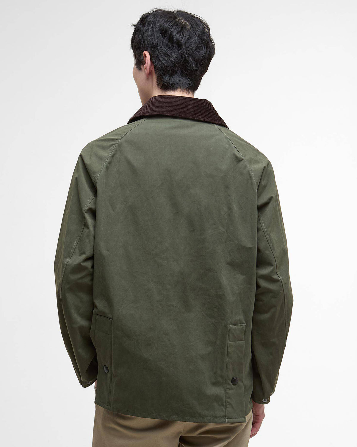 Barbour Heritage Peached Oversized Bedale Casual Jacket - Sage | Barbour Jackets & Coats | JEANSTORE