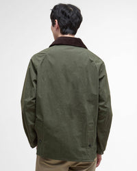Barbour Heritage Peached Oversized Bedale Casual Jacket - Sage | Barbour Jackets & Coats | JEANSTORE