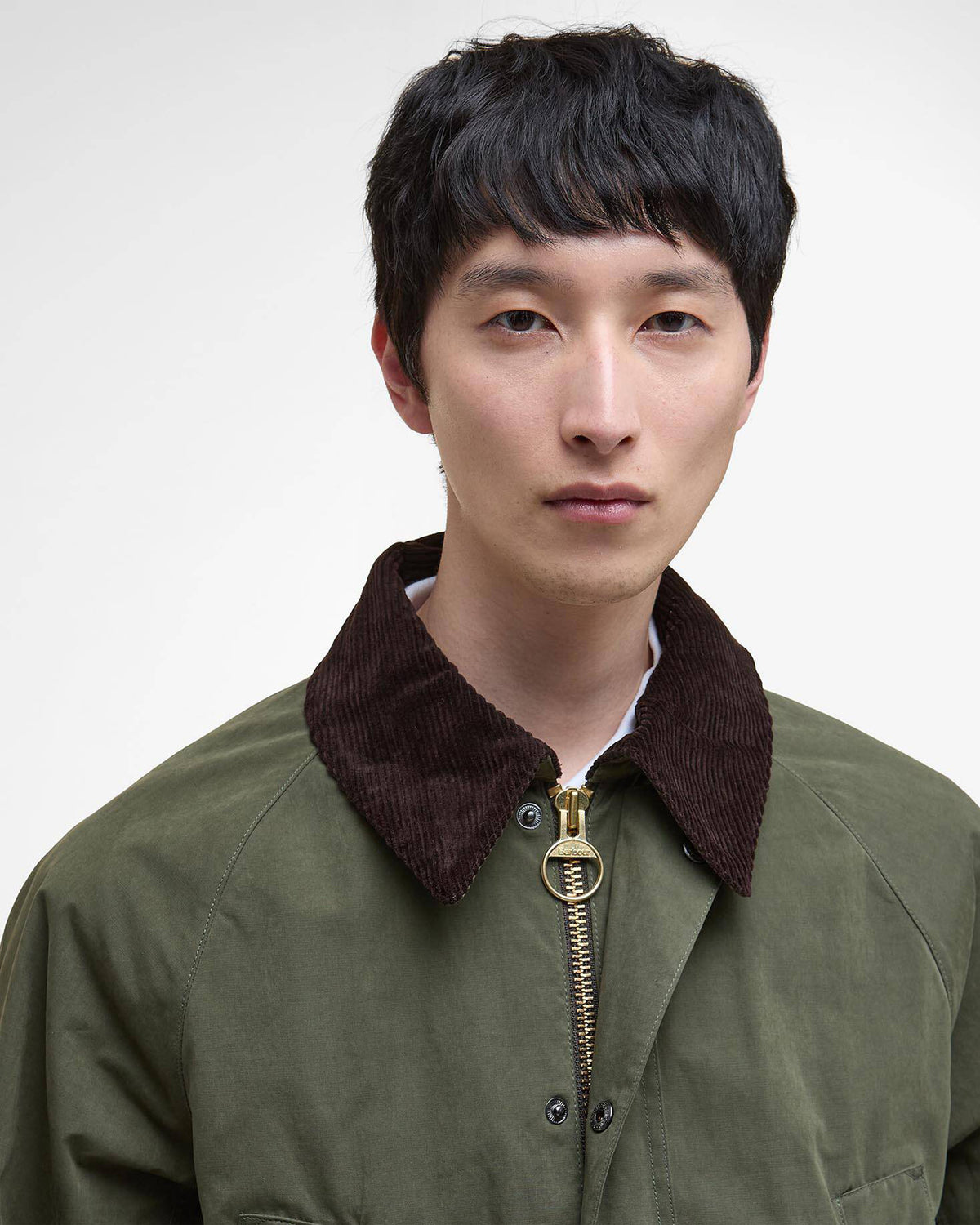 Barbour Heritage Peached Oversized Bedale Casual Jacket - Sage | Barbour Jackets & Coats | JEANSTORE