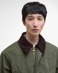 Barbour Heritage Peached Oversized Bedale Casual Jacket - Sage | Barbour Jackets & Coats | JEANSTORE