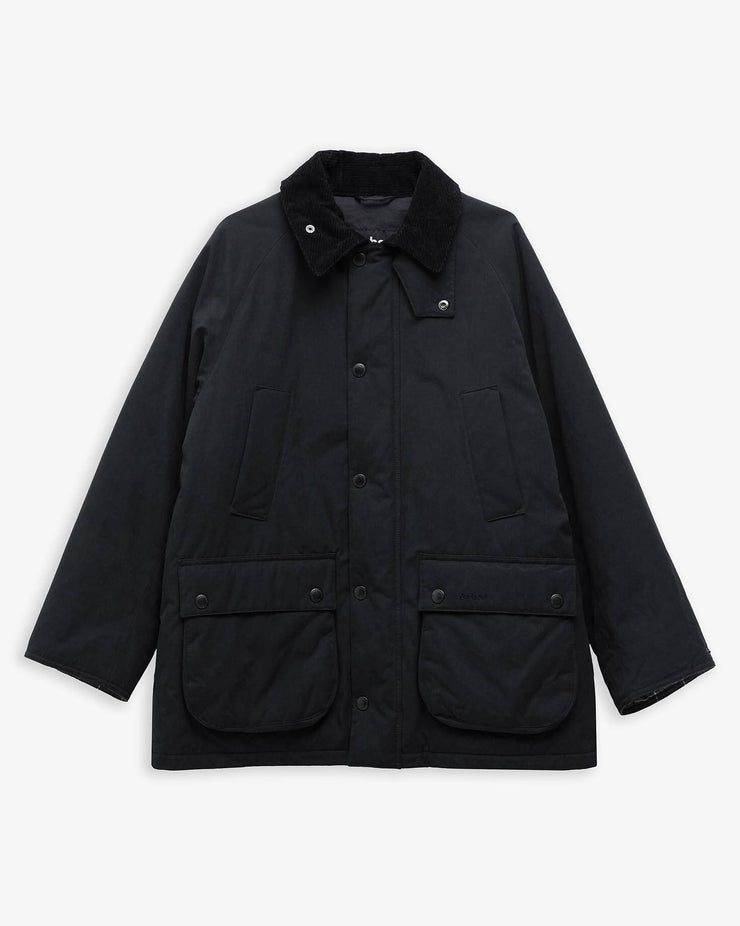 Barbour Heritage Oversized Padded Bedale Jacket - Black