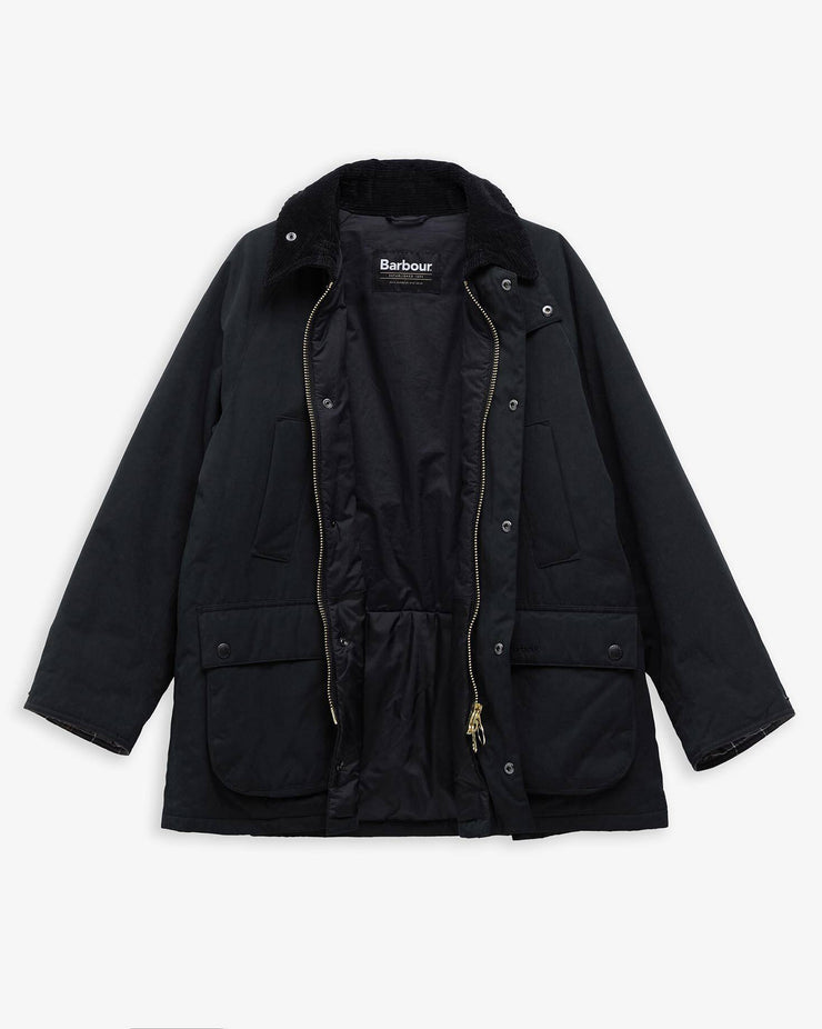 Barbour Heritage Oversized Padded Bedale Jacket - Black