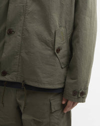 Barbour Heritage Westoe Mac Jacket - Army Green