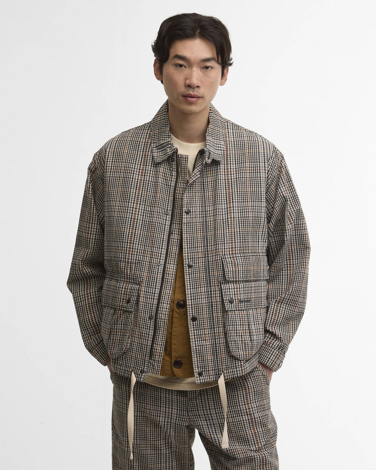 Barbour Heritage Westoe Check Casual Jacket - Neutral Check