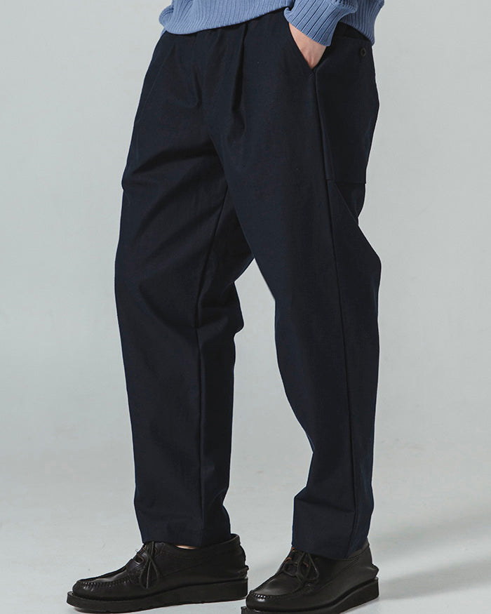 Jackman Back Nep Umps Pant - Dark Navy | Jackman Chinos & Non-Denim Pants | JEANSTORE