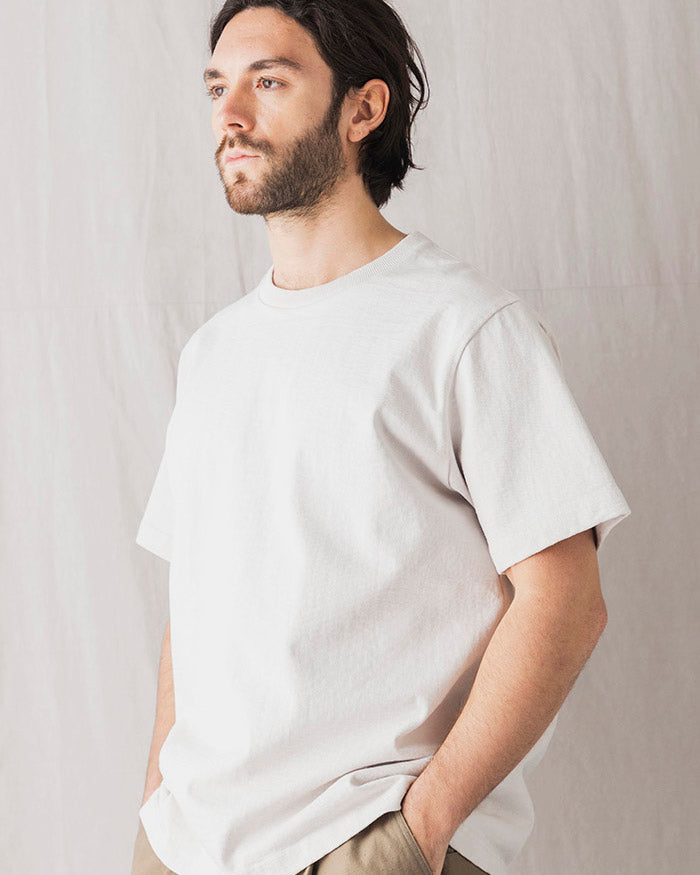 Jackman Dotsume Tee - Rosin White