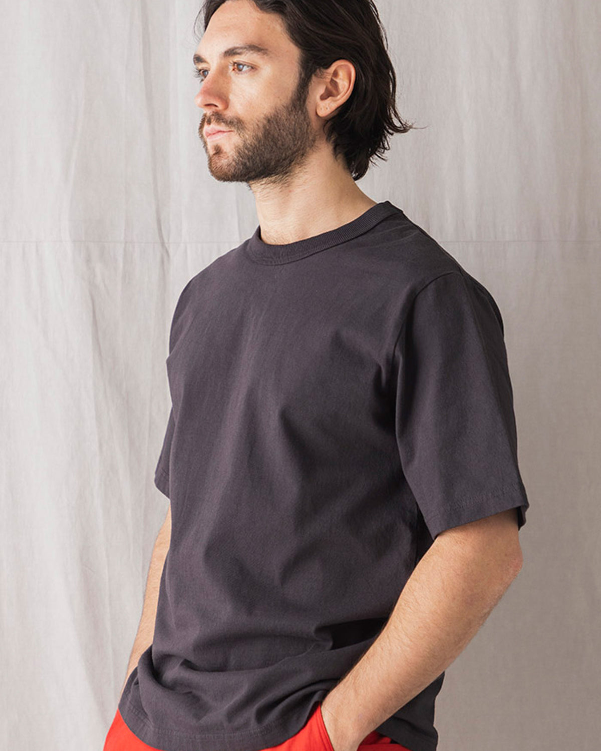 Jackman Lead Off Tee - Ink Black | Jackman T Shirts | JEANSTORE