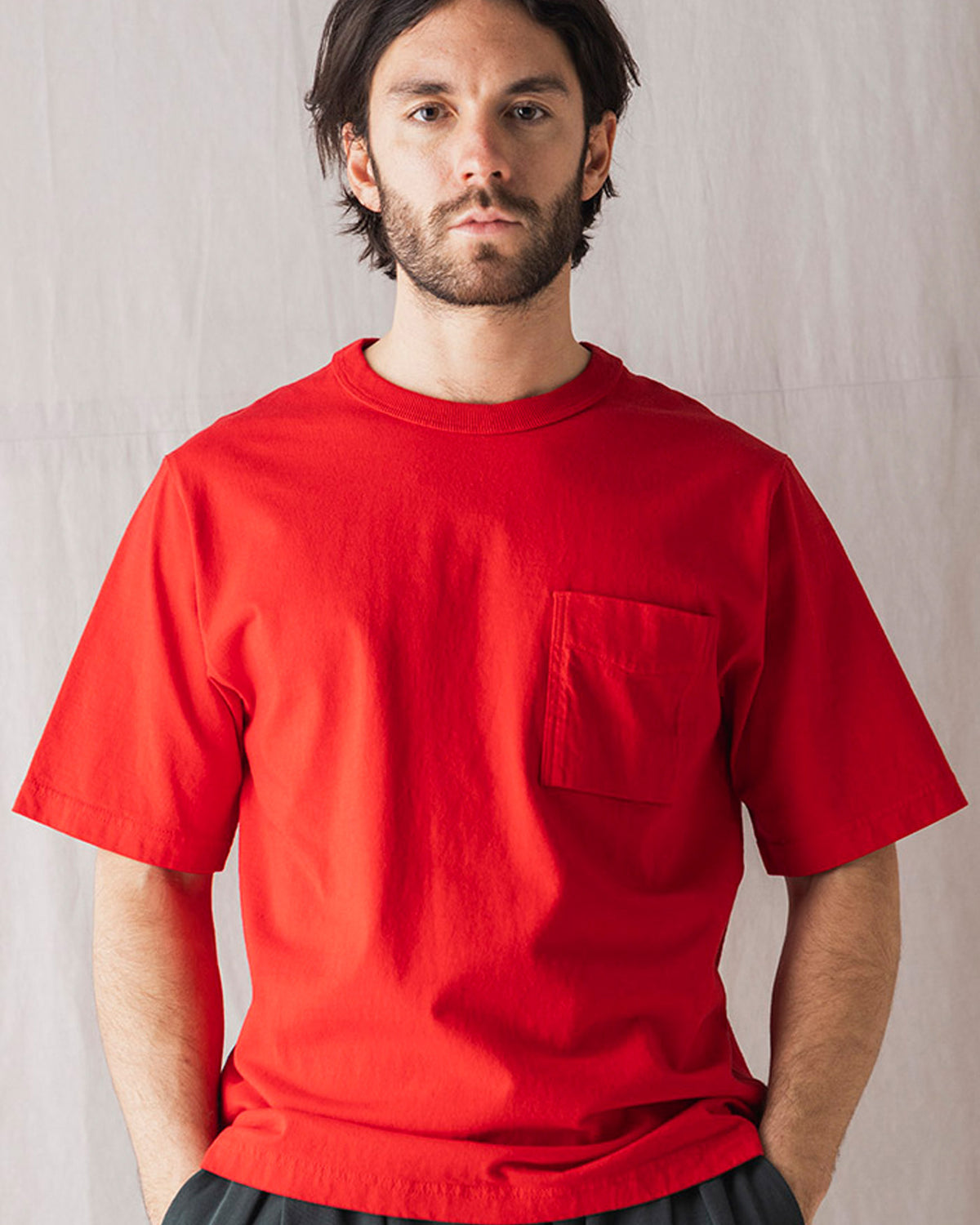 Jackman Pocket Tee - Red