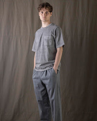 Jackman Pigment Dyed Pocket Tee - Faded Medium Grey