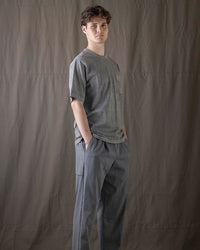 Jackman Pigment Dyed Pocket Tee - Faded Medium Grey