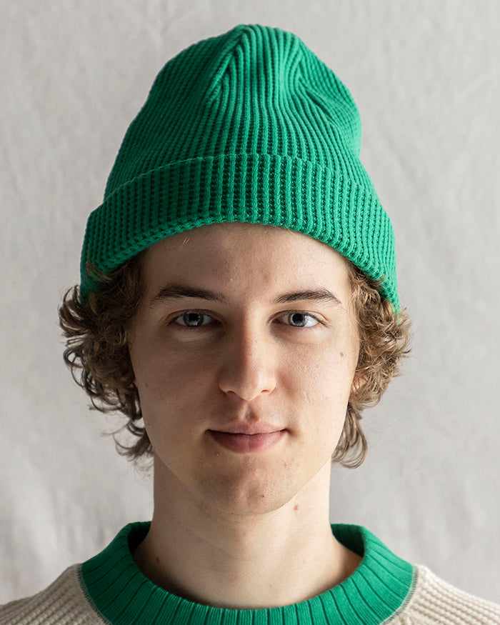 Jackman Waffle Knit Cap - True Green
