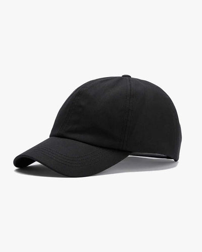 Barbour Heritage Waxed Sports Cap - Classic Black