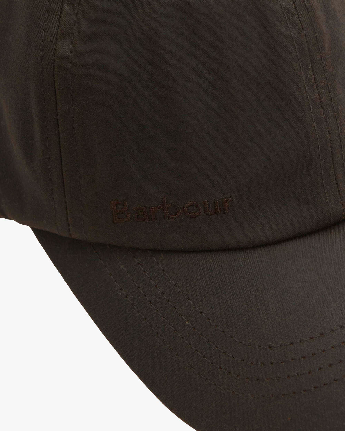 Barbour Heritage Waxed Sports Cap - Dark Brown