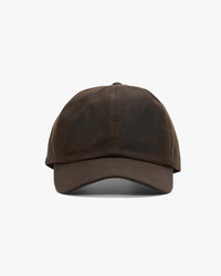 Barbour Heritage Waxed Sports Cap - Dark Brown