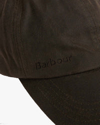 Barbour Heritage Waxed Sports Cap - Olive | Barbour Hats | Jeanstore