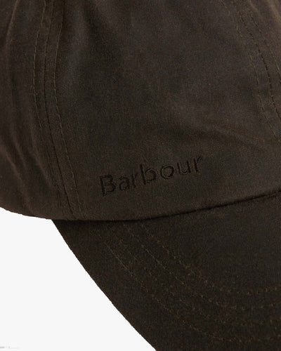 Barbour Heritage Waxed Sports Cap - Olive