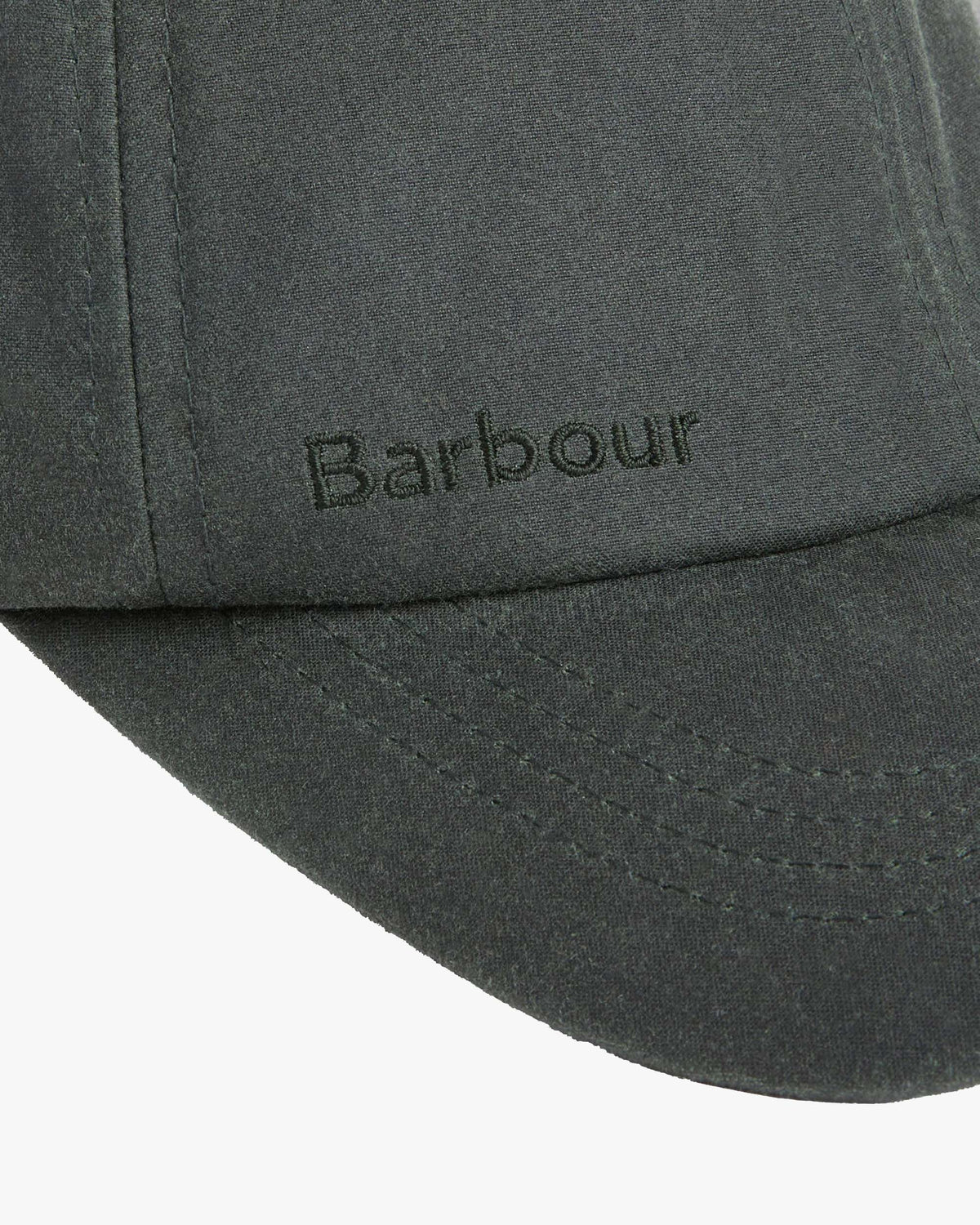 Barbour Heritage Waxed Sports Cap - Sage | Barbour Hats | Jeanstore