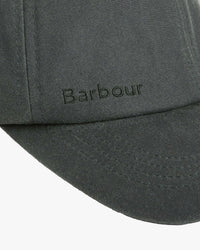 Barbour Heritage Waxed Sports Cap - Sage | Barbour Hats | Jeanstore
