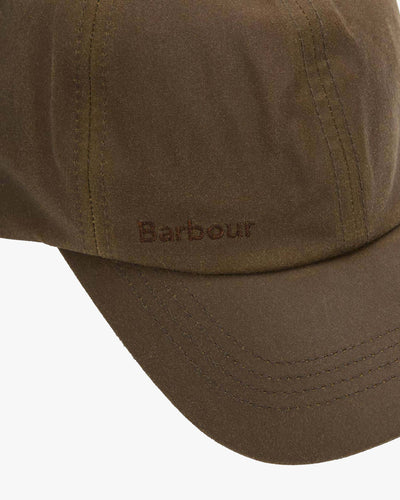 Barbour Heritage Waxed Sports Cap - Beech