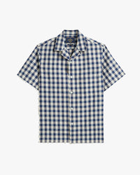 Portuguese Flannel Midwest Check Shirt - Blue / White