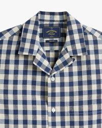 Portuguese Flannel Midwest Check Shirt - Blue / White