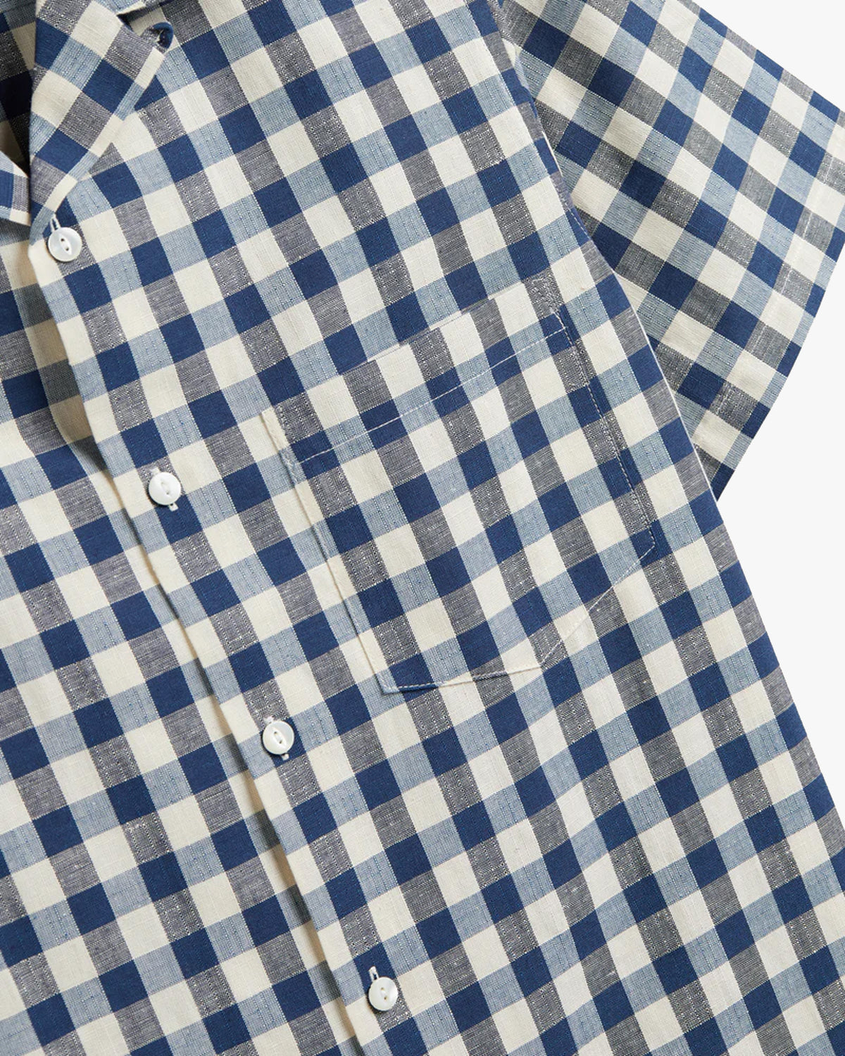 Portuguese Flannel Midwest Check Shirt - Blue / White