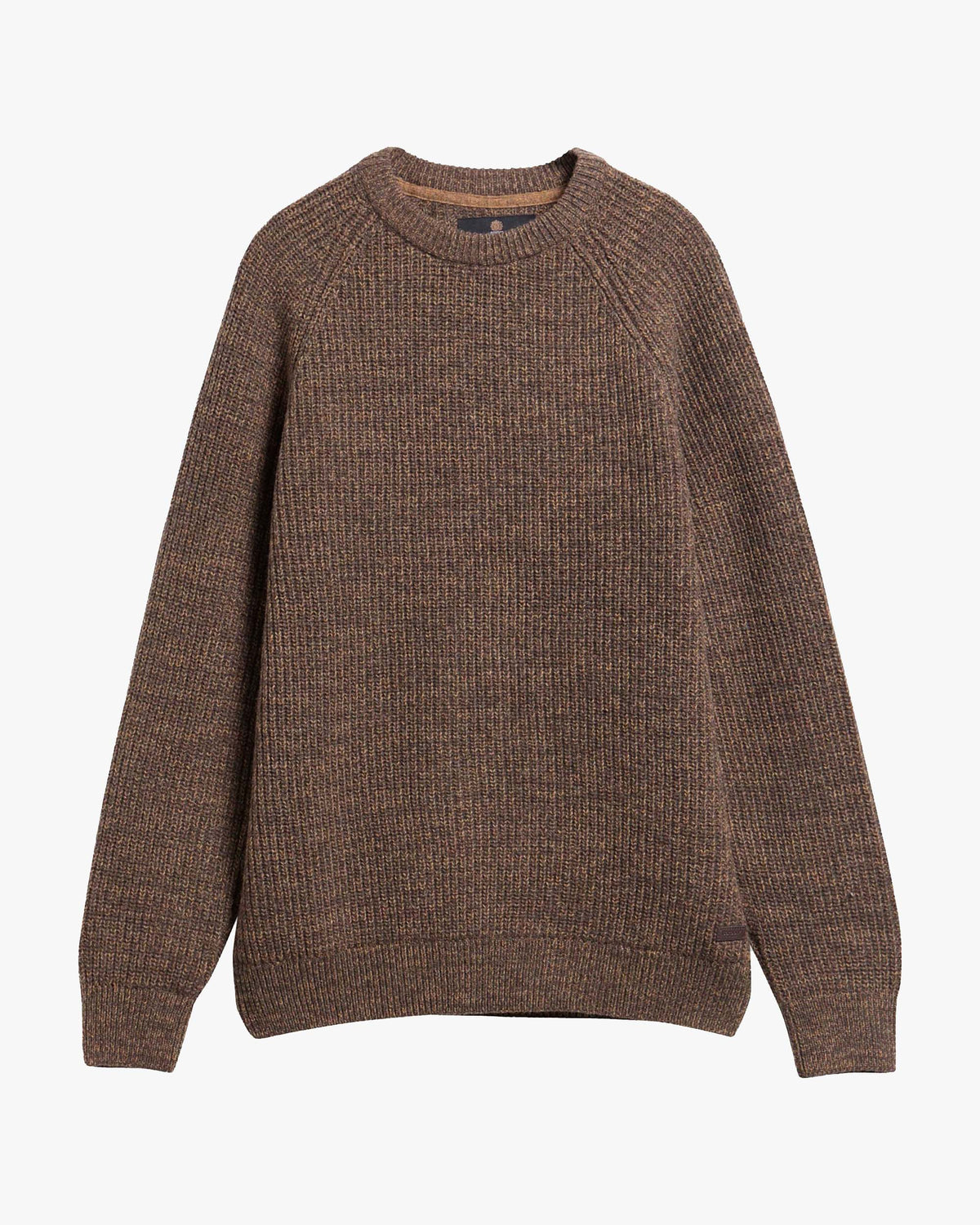 Barbour Heritage Horseford Crew Neck Jumper - Camel | Barbour Sweaters & Knitwear | Jeanstore