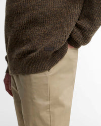 Barbour Heritage Horseford Crew Neck Jumper - Camel | Barbour Sweaters & Knitwear | Jeanstore