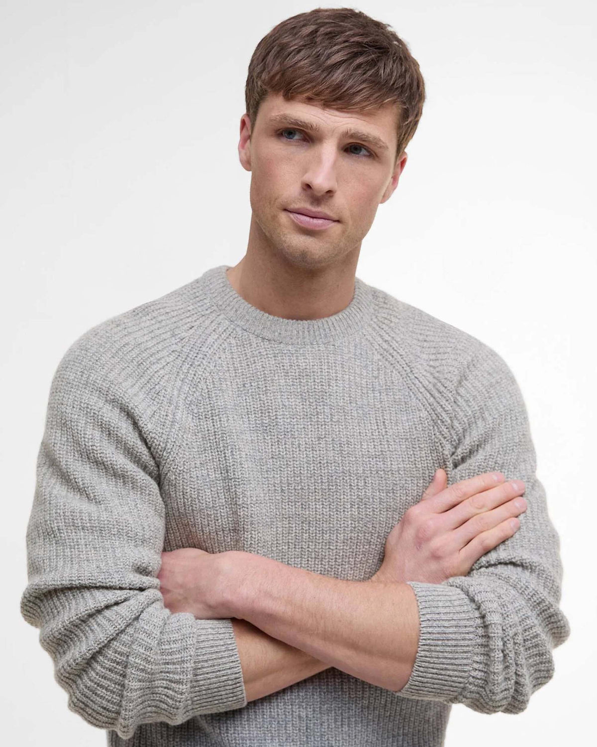Barbour Heritage Horseford Crew Neck Jumper - Stone